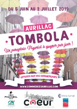 Commerces Aurillac - Tombola des Parapluies 2019